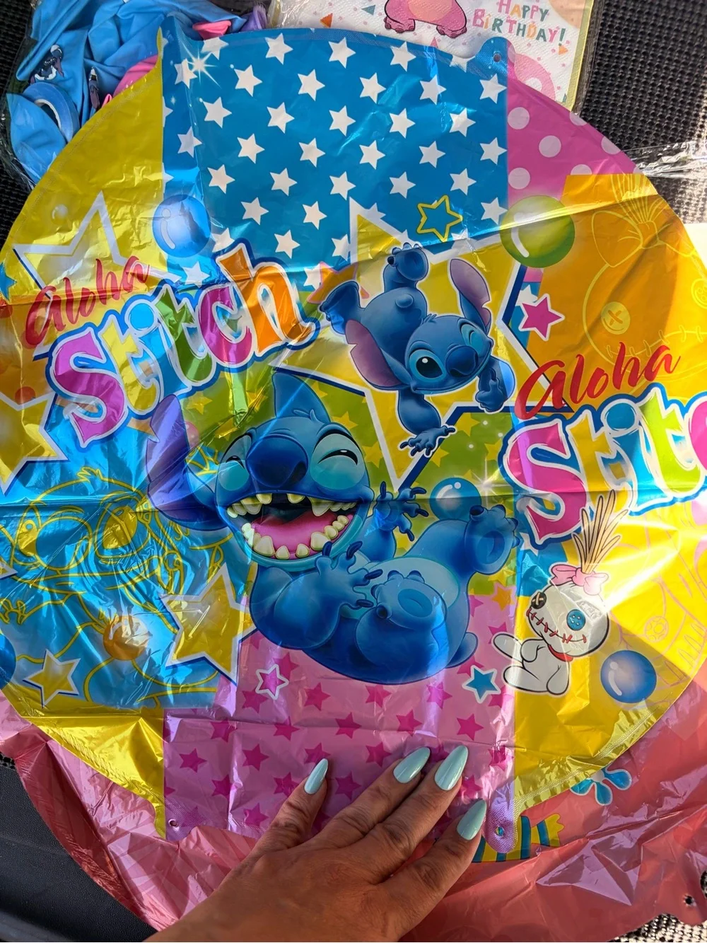 Disney Pink & Blue Stitch and Angel Birthday Party Pack